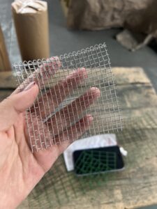 welded square mesh panel for industrial use