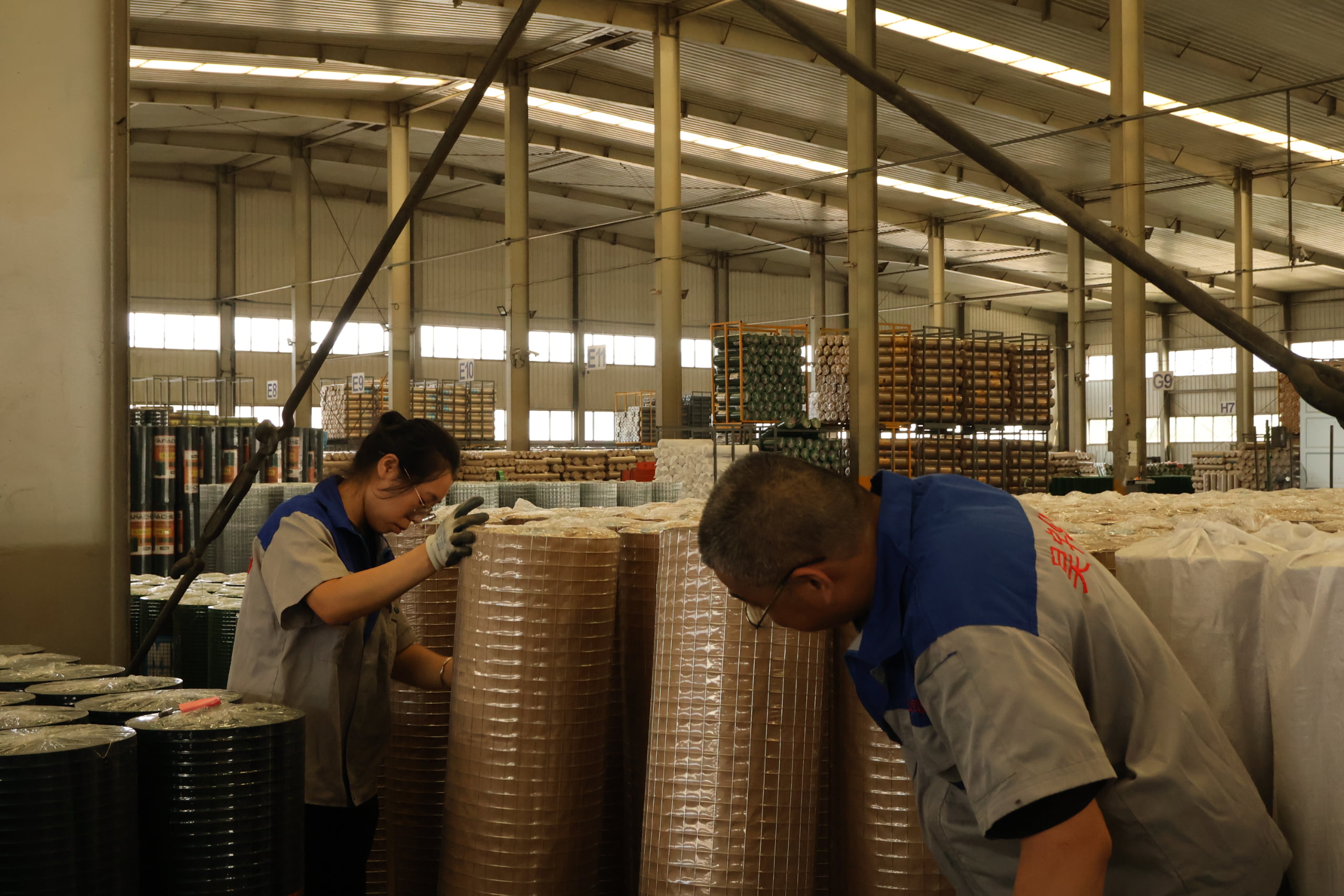 Factory production and processing environment